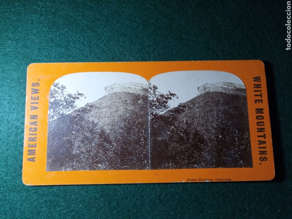 Photographie ancienne: Profile Mountain Franconia