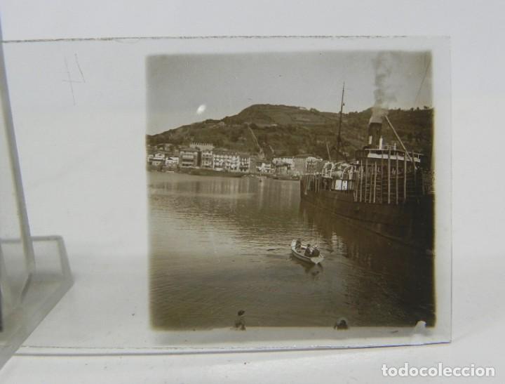 Photographie ancienne: FOTOGRAFIA ESTEREOSCOPICA DE PUEBLO DEL NORTE DE ESPA&Ntilde;A, REALIZADA EN CRISTAL, NO LOCALIZADA, MIDE 1