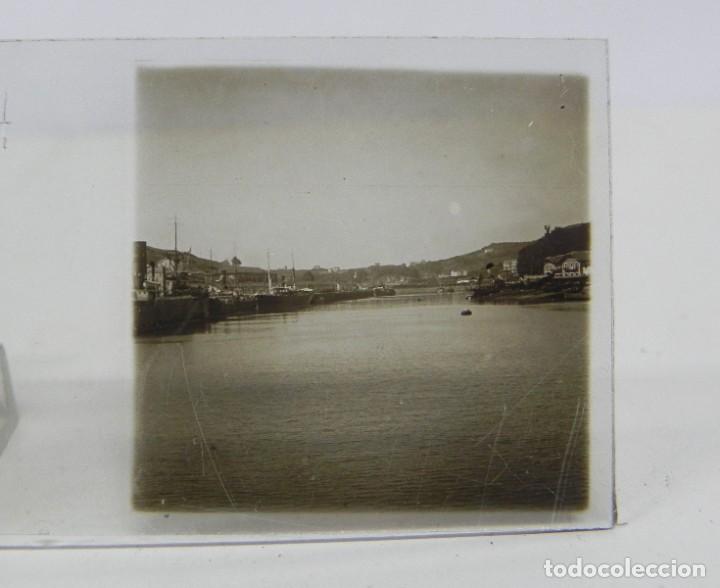 Photographie ancienne: FOTOGRAFIA ESTEREOSCOPICA DE PUERTO DEL NORTE DE ESPA&Ntilde;A, NO LOCALIZADA, MIDE 10,5 X 4,5 CMS
