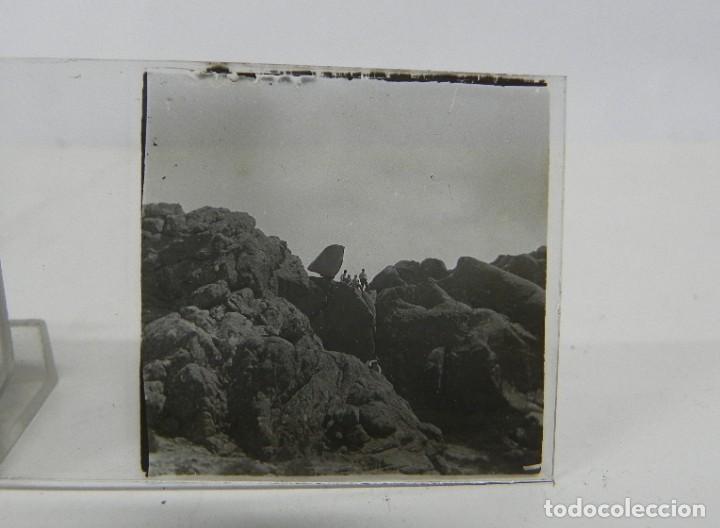 Photographie ancienne: FOTOGRAFIA ESTEREOSCOPICA DE GRUPO DE EXCURSIONISTAS, NO LOCALIZADA, MIDE 10,5 X 4,5 CMS
