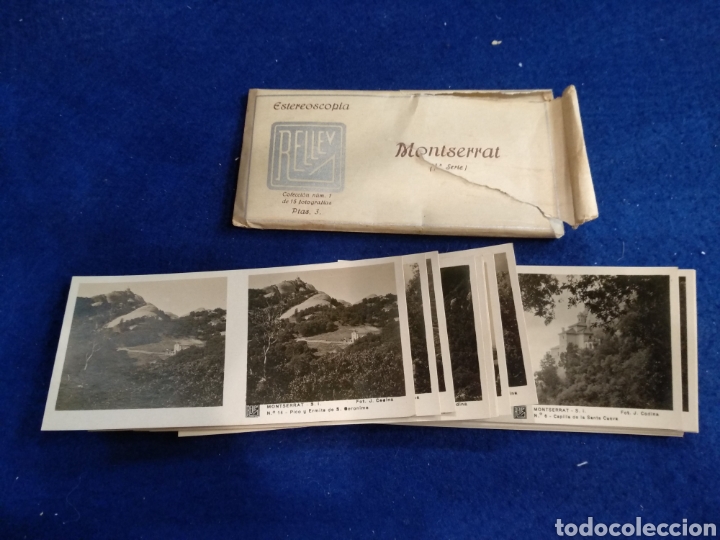 Fotograf&iacute;a antigua: Montserrat, 15 fotograf&iacute;as estereosc&oacute;picas, colecci&oacute;n n&deg;1