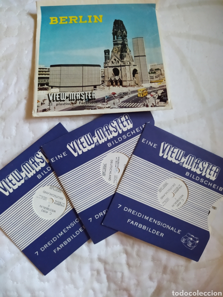 Fotograf&iacute;a antigua: VISOR- VIEW- M&Aacute;STER 3 DISCOS -ESTEROSCOPICOS BERL&Iacute;N- - Foto 1