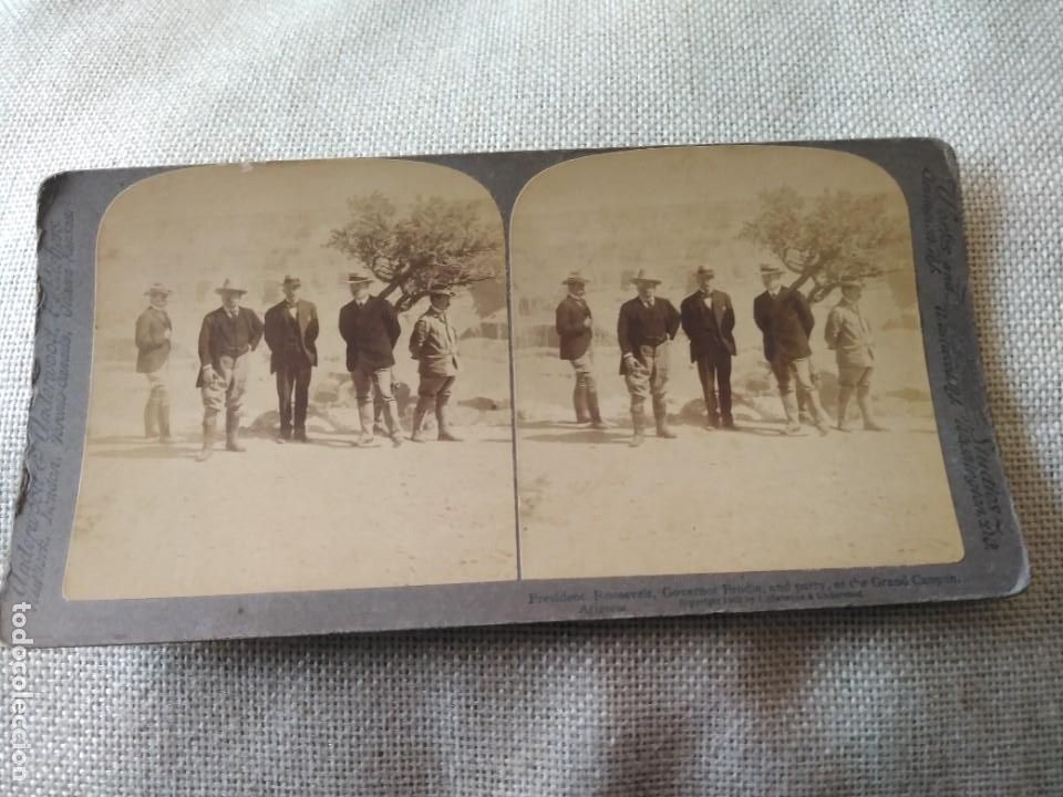 Fotografia antiga: El presidente Roosevelt en el Gran Ca&ntilde;on