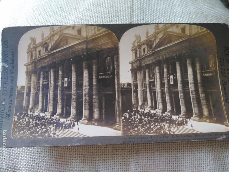 Fotografia antiga: Proclamaci&oacute;n papa P&iacute;o X 1908