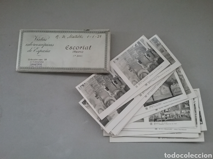 Antique Photography: Vistas estereosc&oacute;pica de Espa&ntilde;a. N&uacute;mero 29. Escorial. 15 fotos.