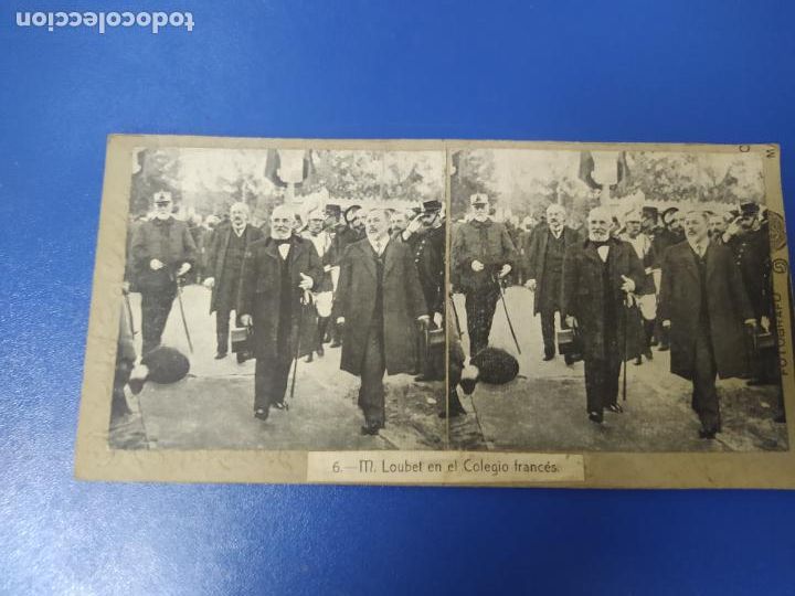 Fotograf&iacute;a antigua: FOTOGRAFIA ESTEREOSCOPICA M. LOUBET EN EL COLEGIO FRANCES