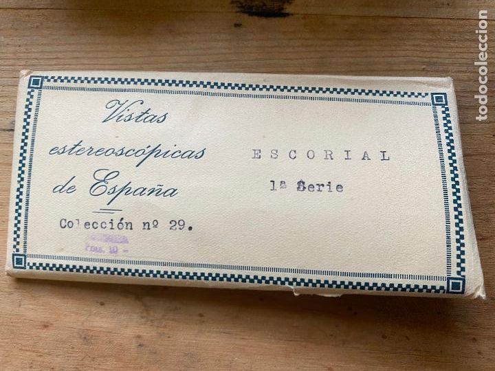 Fotograf&iacute;a antigua: 15 vistas estereosc&oacute;picas ESPA&Ntilde;A ESCORIAL 1SERIE NUM 29