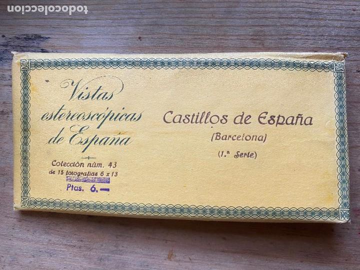 Fotografia antica: 15 vistas estereosc&oacute;picas ESPA&Ntilde;A CASTILLOS DE ESPA&Ntilde;A 1 SERIE NUM 43