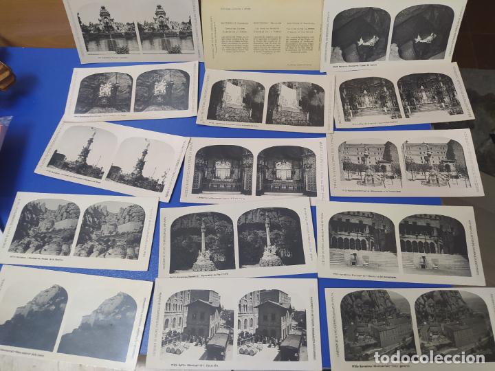 Fotograf&iacute;a antigua: LOTE 15 FOTOGRAFIAS ESTEREOSCOPICAS DIFERENTES BARCELONA COLECCION A MARTIN