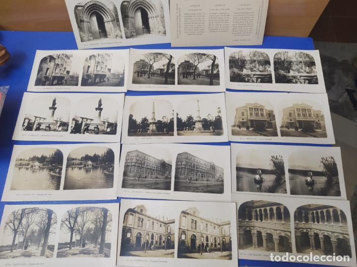 Fotograf&iacute;a antigua: LOTE 14 FOTOGRAFIAS ESTEREOSCOPICAS DIFERENTES CASTELLON COLECCION A MARTIN