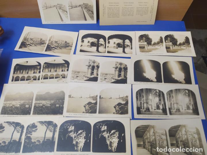 Fotograf&iacute;a antigua: LOTE 14 FOTOGRAFIAS ESTEREOSCOPICAS DIFERENTES MALLORCA COLECCION A MARTIN