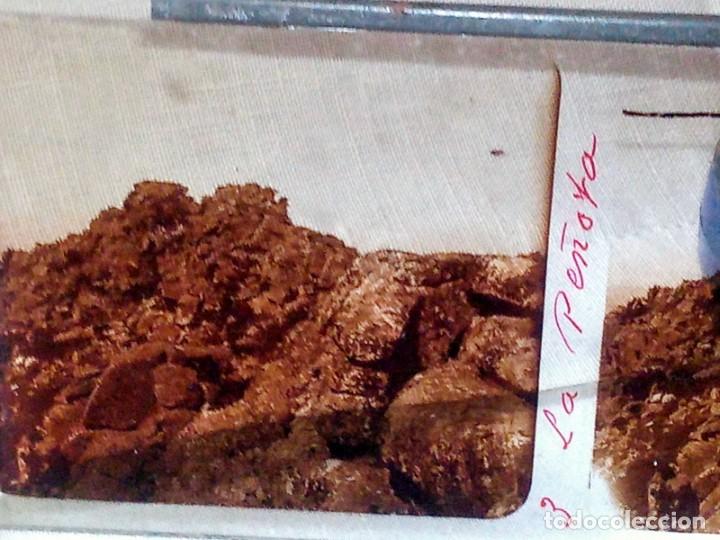 Photographie ancienne: ~~~~ ESTEREOSC&Oacute;PICA SEPIA CRISTAL, LA PE&Ntilde;OTA, BUEN ESTADO, MIDE 13 X 6 CM.~~~~