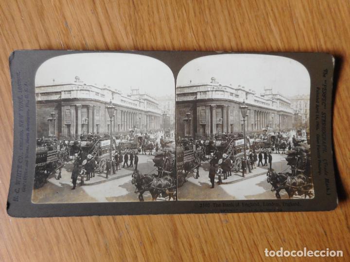Fotograf&iacute;a antigua: ANTIGUA FOTOGRAFIA ESTEREOSCOPICA.BANK OF ENGLAND.LONDON.H.C WHITE CO.NEW YORK 1903
