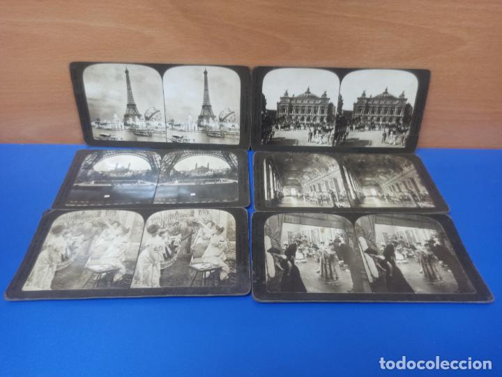 Photographie ancienne: LOTE 6 FOTOGRAFIAS ESTEREOSCOPICAS THE PERFEC STEREOGRAPH TRADE MARK 1903 - PARIS FRANCIA Y ESCENAS