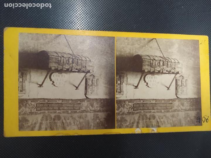 Photographie ancienne: ANTIGUA FOTOGRAFIA ESTEREOSCOPICA BURGOS COFRE DEL CID