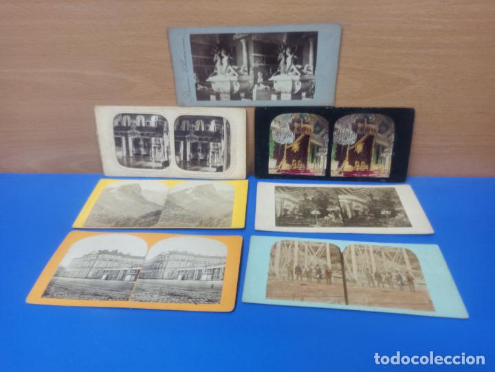 Photographie ancienne: LOTE 7 FOTOGRAFIAS ESTEREOSCOPICA ANTIGUAS DIFERENTES - FRANCIA