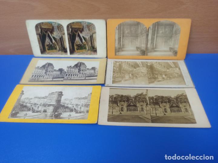 Photographie ancienne: LOTE 6 FOTOGRAFIAS ESTEREOSCOPICA ANTIGUAS DIFERENTES - FRANCIA