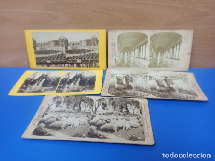 Photographie ancienne: LOTE 5 FOTOGRAFIAS ESTEREOSCOPICA ANTIGUAS DIFERENTES - FRANCIA