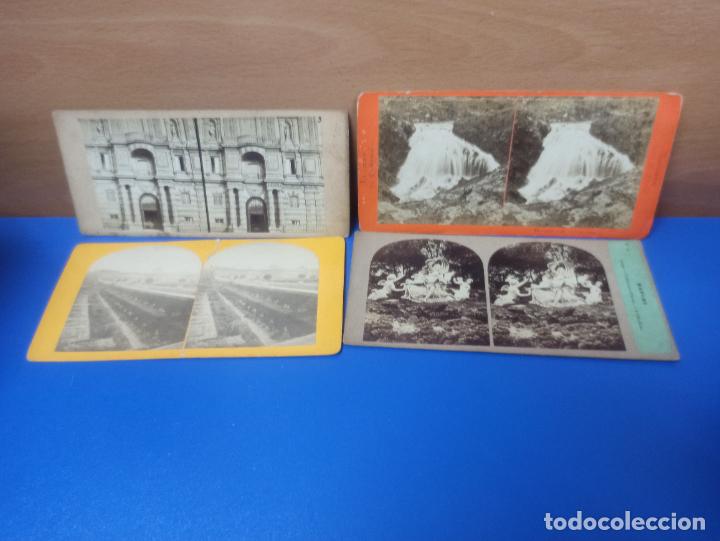 Photographie ancienne: LOTE 4 FOTOGRAFIAS ESTEREOSCOPICAS ANTIGUAS - A IDENTIFICAR
