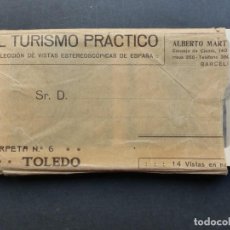 Fotografía antigua: TOLEDO - 14 VISTAS ESTEREOSCOPICAS EL TURISMO PRACTICO - AÑOS 1920-1930 - VER FOTOS ADICIONALES. Lote 276689733