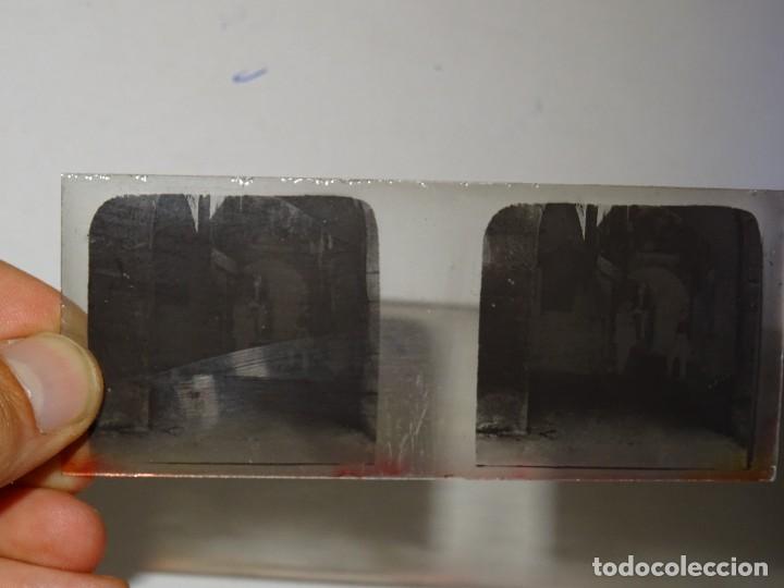 Photographie ancienne: (M19) PLACA DE CRSITAL ESTEROSC&Oacute;PICA - PAISAJE DE MONTA&Ntilde;A, 10,5X4,5CM, SE&Ntilde;ALES DE USO NORMALES