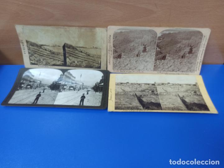 Photographie ancienne: LOTE 4 FOTOGRAFIAS ESTEREOSCOPICA ANTIGUAS DIFERENTES