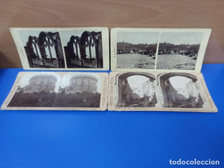 Photographie ancienne: LOTE 4 FOTOGRAFIAS ESTEREOSCOPICA ANTIGUAS DIFERENTES - INGLATERRA