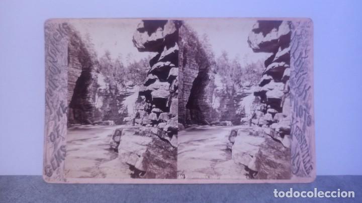 Antique Photography: FOTOGRAFIA ESTEREOSCOPICA AUSABLE CHASM