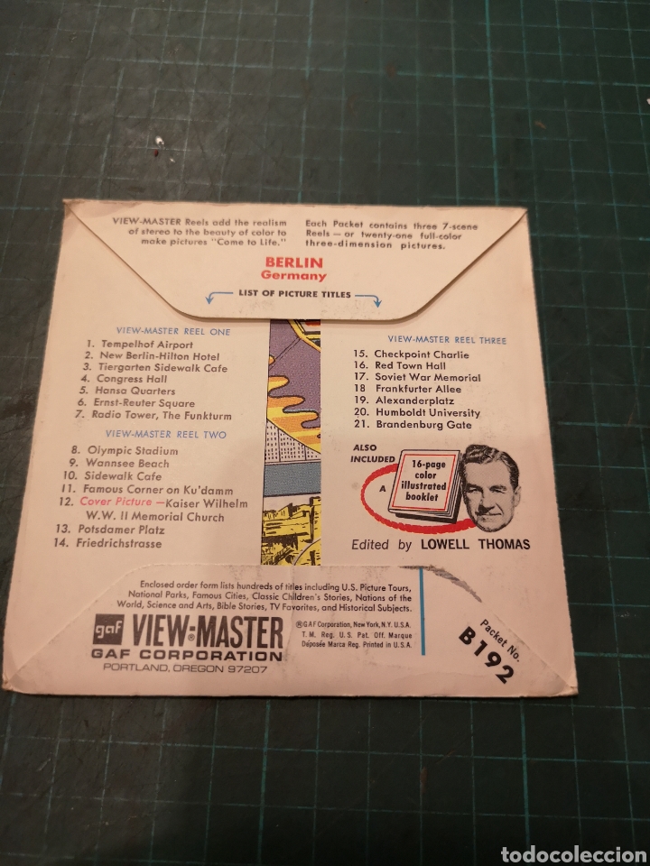 Fotograf&iacute;a antigua: View Master Berl&iacute;n 3 discos - Foto 3
