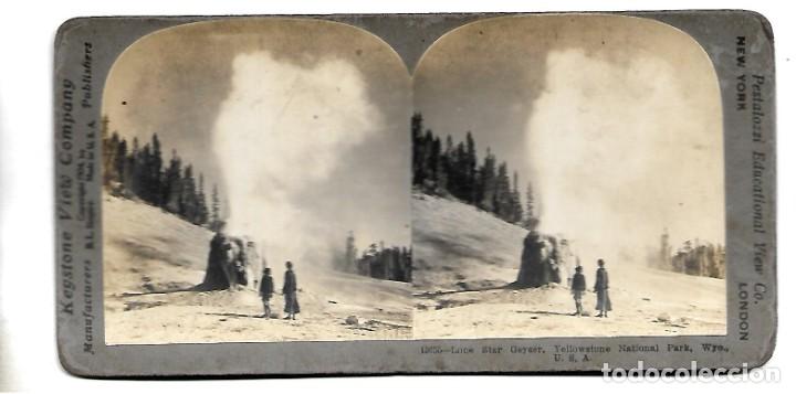Fotografia antica: ER -ESTEREOSCOPICA- KEYSTONE VIEW COMPANY -1904 ( YELLOWSTONE NATIONAL PARK WYO U,S,A,)