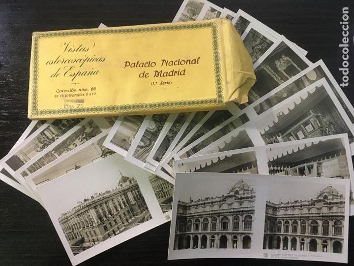 Fotografia antica: Palacio Nacional de Madrid - 1&ordf; serie - Vistas estereosc&oacute;picas Espa&ntilde;a - Colecci&oacute;n n&ordm; 66 - 15 fotos