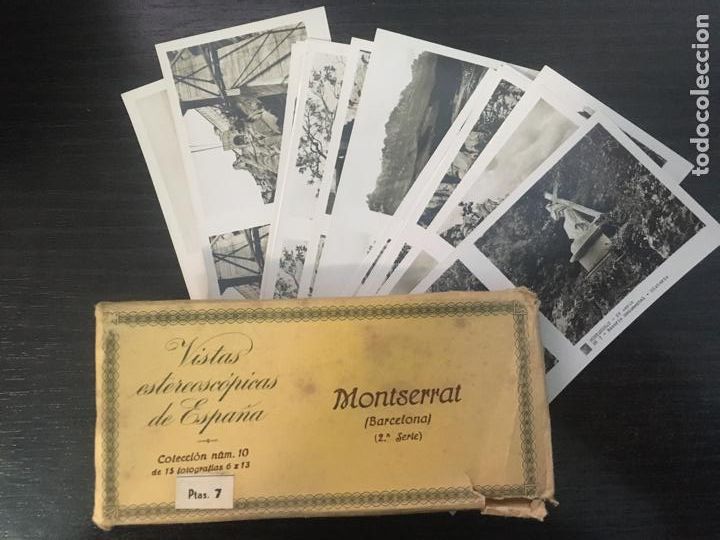 Photographie ancienne: Montserrat - 2&ordf; serie - Vistas estereosc&oacute;picas - Colecci&oacute;n n&ordm; 10 - 15 fotos