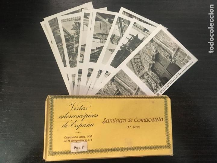 Fotograf&iacute;a antigua: Santiago de Compostela - 2&ordf; serie - Vistas estereosc&oacute;picas - Colecci&oacute;n n&ordm; 106 - 15 fotos