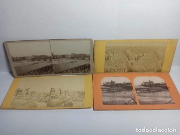 Antique Photography: LOTE 4 FOTOGRAFIAS ESTEREOSCOPICAS - A IDENTIFICAR - CIUDADES, PUENTES, VISTA AEREA