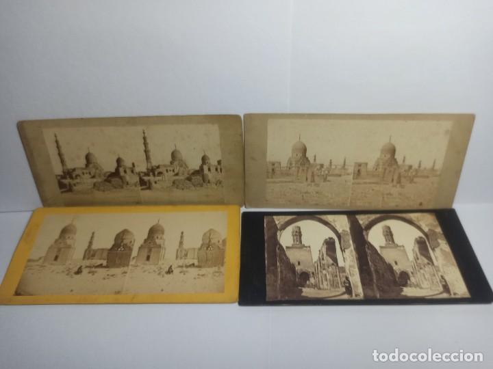 Antique Photography: LOTE 4 FOTOGRAFIAS ESTEREOSCOPICAS ANTIGUAS DIFERENTES - EL CAIRO / AU CAIRE