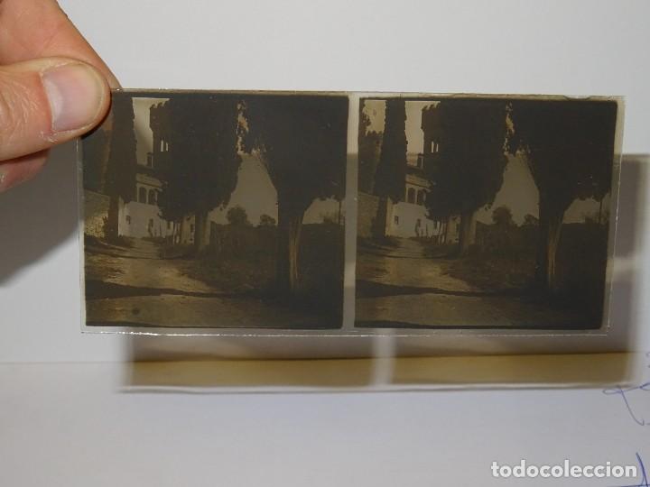 Fotografia antiga: (M19) CRISTAL ESTEREOSC&Oacute;PICO - VISTA DE CATALU&Ntilde;A - 13X6XM, SE&Ntilde;ALES DE USO NORMALES