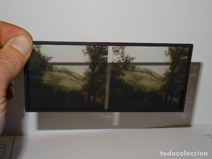 Fotografia antiga: (M19) CRISTAL ESTEREOSC&Oacute;PICO - VISTA DE CATALU&Ntilde;A - 13X6XM, SE&Ntilde;ALES DE USO NORMALES