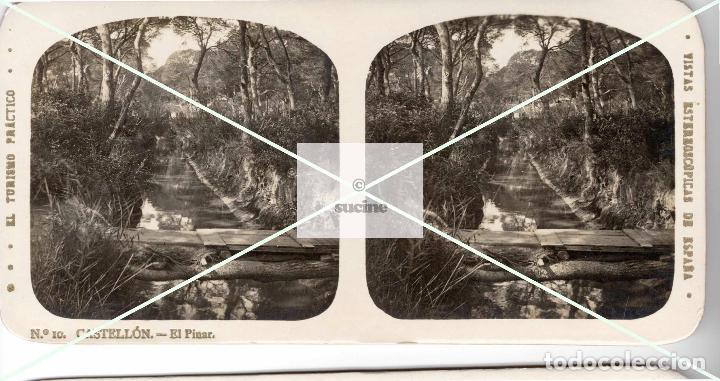 Fotografia antiga: ANTIGUA FOTOGRAFIA ESTEREOSCOPICA PINAR DEL GRAO DE CASTELLON