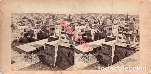 Photographie ancienne: ANTIGUA FOTOGRAFIA ESTEREOSCOPICA, VISTA GENERAL DE BEIRUT