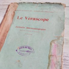 Fotografía antigua: LE VÉRASCOPE (PARIS, 1904) - CATÁLOGO DE FOTOGRAFÍA ANTIGUO - CÁMARAS ESTEREOSCÓPICAS. Lote 331631003