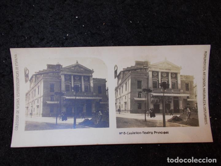 Fotografia antiga: CASTELLON-TEATRO PRINCIPAL-ESTEREOSCOPICA-FOTOGRAFIA ANTIGUA-VER FOTOS-(K-6503)