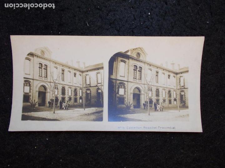 Fotografia antiga: CASTELLON-HOSPITAL PROVINCIAL-ESTEREOSCOPICA-FOTOGRAFIA ANTIGUA-VER FOTOS-(K-6509)