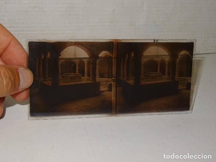 Fotografia antiga: (CAJ&Oacute;N) ESTEREOSC&Oacute;PICA DE CRISTAL - MONTSERRAT - BUEN ESTADO