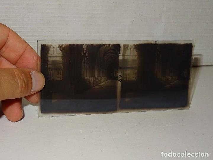 Fotografia antiga: (CAJ&Oacute;N) ESTEREOSC&Oacute;PICA DE CRISTAL - MONTSERRAT - BUEN ESTADO