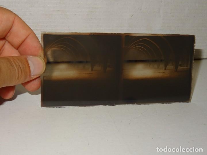 Fotografia antiga: (CAJ&Oacute;N) ESTEREOSC&Oacute;PICA DE CRISTAL - MONTSERRAT - BUEN ESTADO