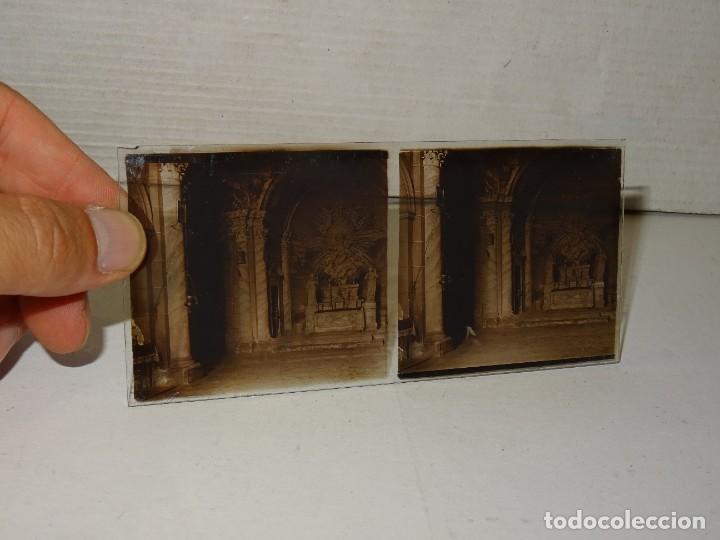 Fotografia antiga: (CAJ&Oacute;N) ESTEREOSC&Oacute;PICA DE CRISTAL - MONTSERRAT - BUEN ESTADO