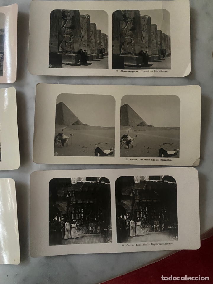 Fotograf&iacute;a antigua: Fotograf&iacute;as estereosc&oacute;picas Egipto 6