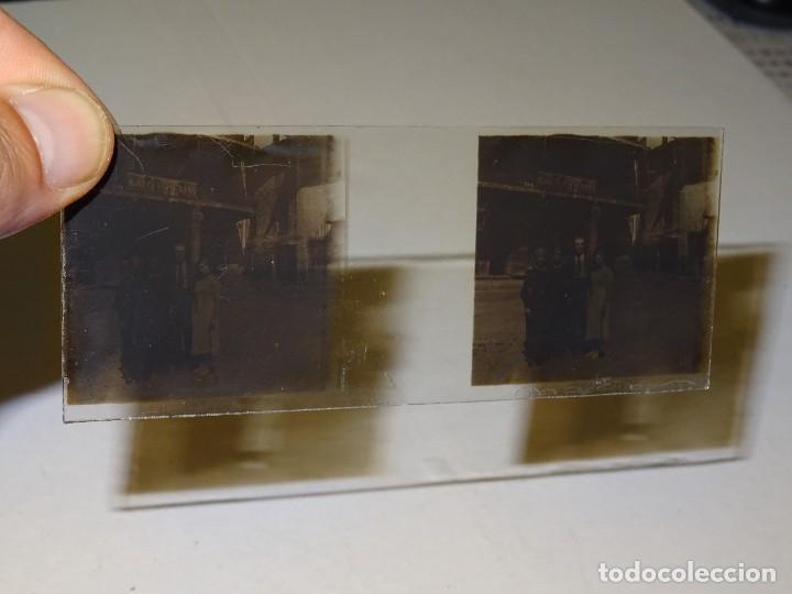 Fotograf&iacute;a antigua: (M) ESTEREOSC&Oacute;PICA DE CRITAL - VISTA DE LLIVIA (GERONA) , CARRERAS DE CABALLOS , PRINCIPIOS DEL S.XX