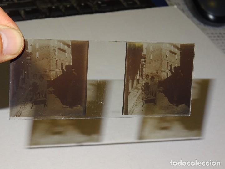 Fotograf&iacute;a antigua: (M) ESTEREOSC&Oacute;PICA DE CRITAL - VISTA DE LLIVIA (GERONA) , CARRERAS DE CABALLOS , PRINCIPIOS DEL S.XX