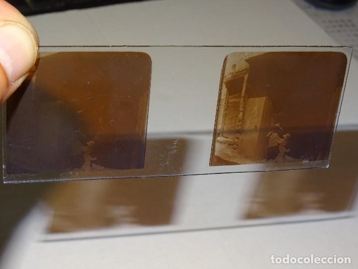 Fotograf&iacute;a antigua: (M) ESTEREOSC&Oacute;PICA DE CRITAL - VISTA DE LLIVIA (GERONA) , CARRERAS DE CABALLOS , PRINCIPIOS DEL S.XX